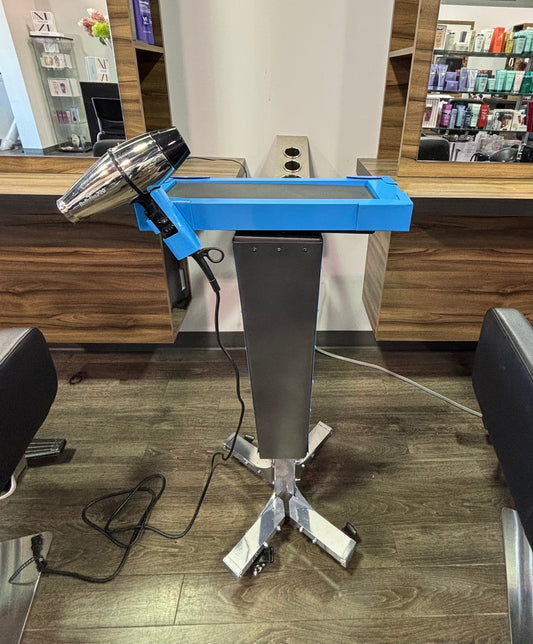 Motorized Trolley with blow dryer holder