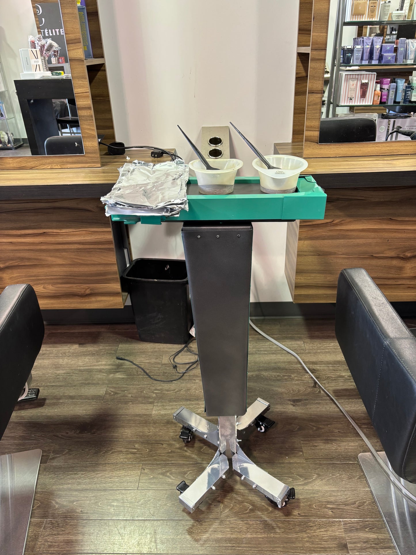 Motorized Trolley with Blow dryer holder