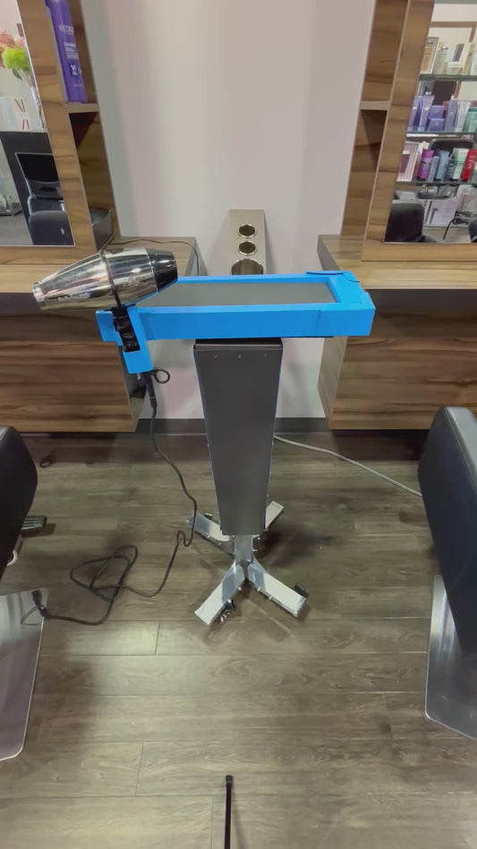 Motorized Trolley with blow dryer holder