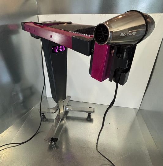 F5 Automated Blow Dryer trolley Malibu pink / Grey blue