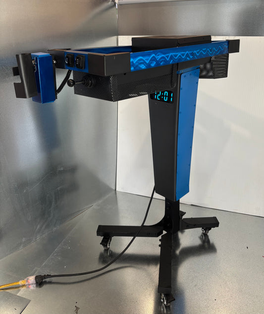 F5 Automated Blow Dryer trolley Ocean Blue / Steel Grey